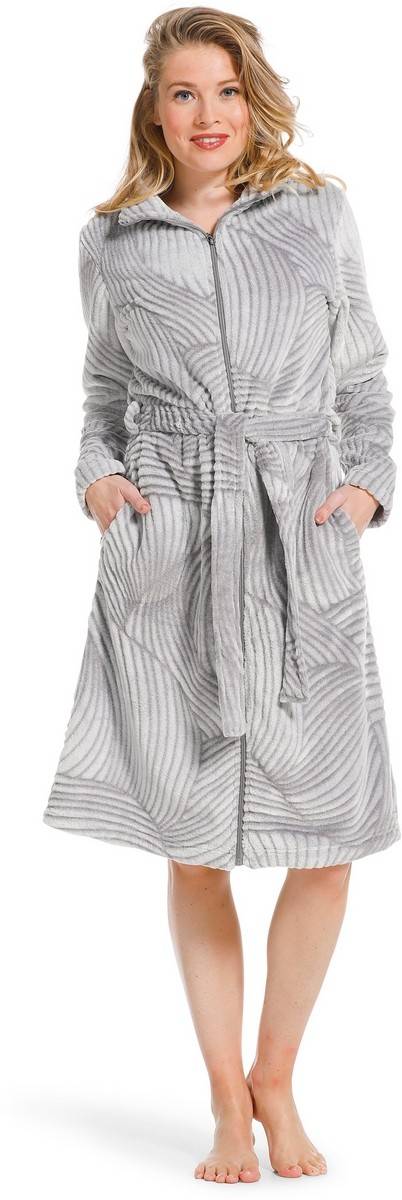 Robe de chambre peignoir gris Pastunette 70222-124-8