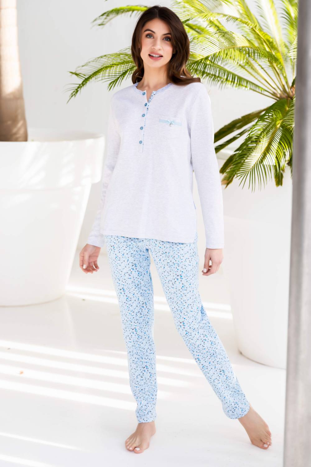 Pyjama hiver Barandi ANNE lingerie de nuit