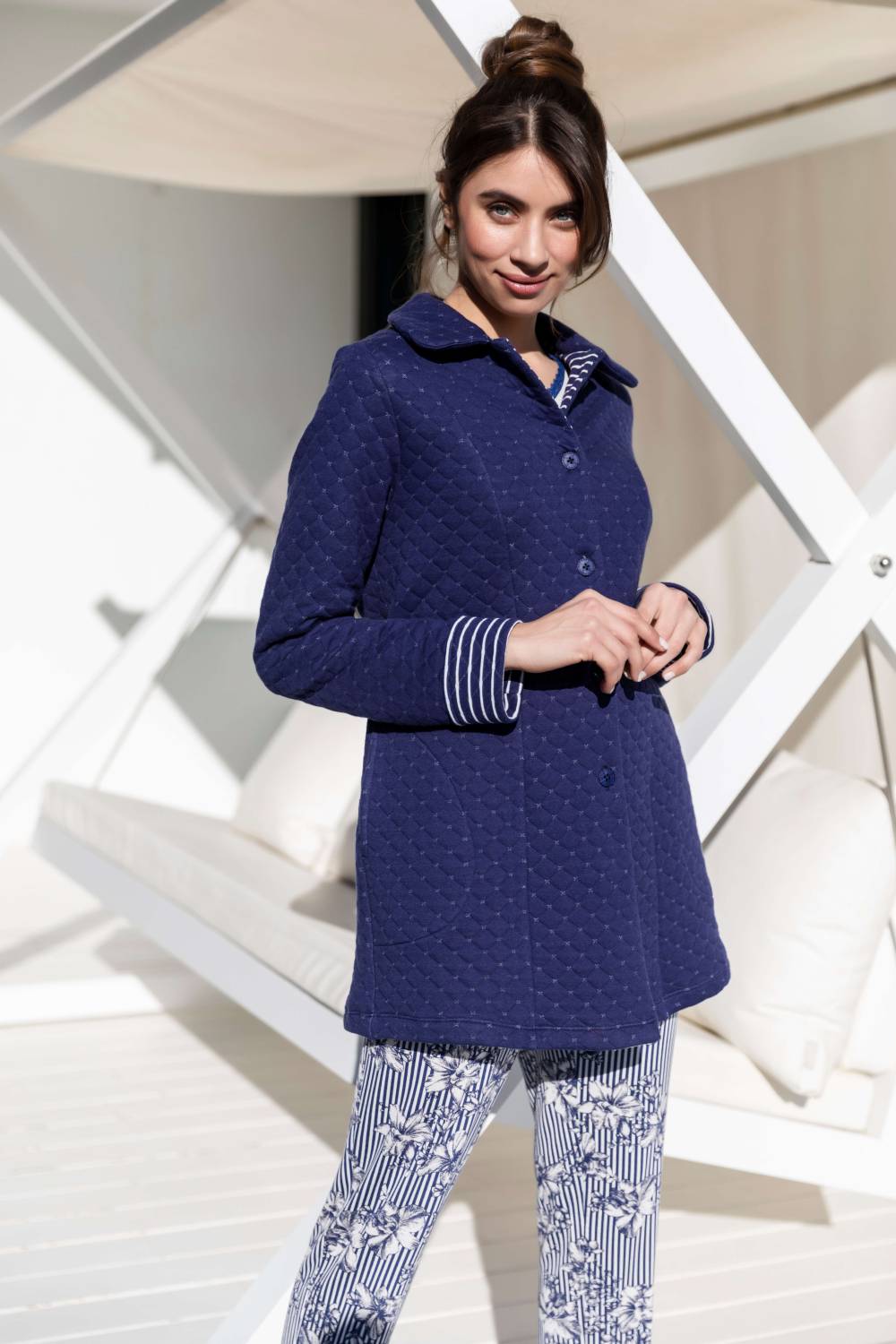 Veste matelassée Barandi lingerie de nuit PIA